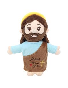 Muñeco de Peluche de Jesús 25 cm con Halo - Juguete Religioso