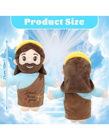 Muñeco de Peluche de Jesús 25 cm con Halo - Juguete Religioso