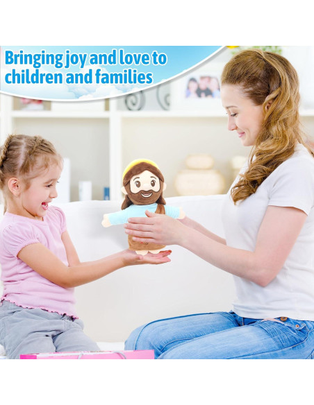 Muñeco de Peluche de Jesús 25 cm con Halo - Juguete Religioso