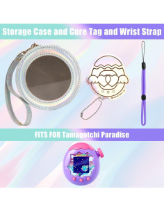 Funda de Viaje YouKnow para Tamagotchi Paradise - Blanco Plateado 2