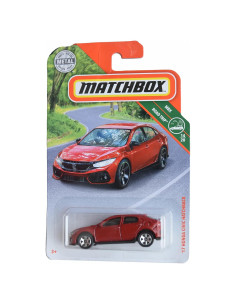 Auto a Escala Matchbox Honda Civic Hatchback 2017 Rojo