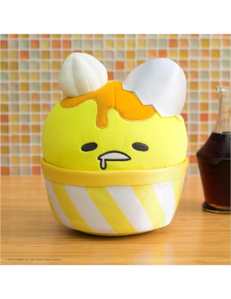 Peluche GUND Gudetama en Taza de Helado 23 cm - Sanrio Peluche GUND Gudetama en Taza de Helado 23 cm - Sanrio