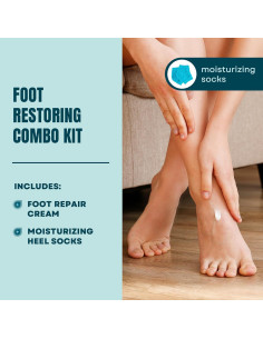 Crema para Pies AmLactin 85 g + Calcetines Hidratantes 2