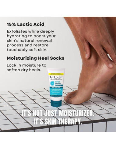 Crema para Pies AmLactin 85 g + Calcetines Hidratantes
