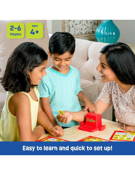 Juego de Bingo de Números ThinkFun Zingo 1-2-3 para Niños Juego de Bingo de Números ThinkFun Zingo 1-2-3 para Niños