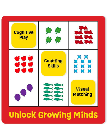 Juego de Bingo de Números ThinkFun Zingo 1-2-3 para Niños