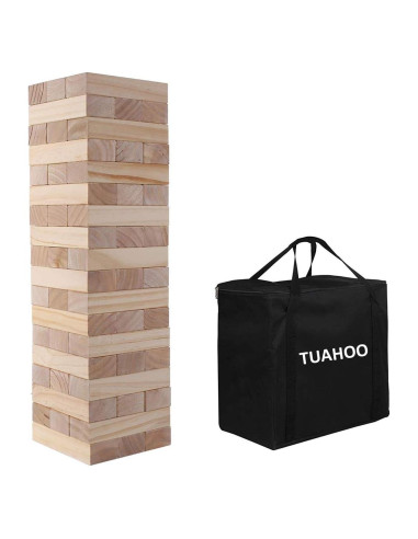 Torre de Caída Gigante TUAHOO - Juego de Jardín 54 Bloques