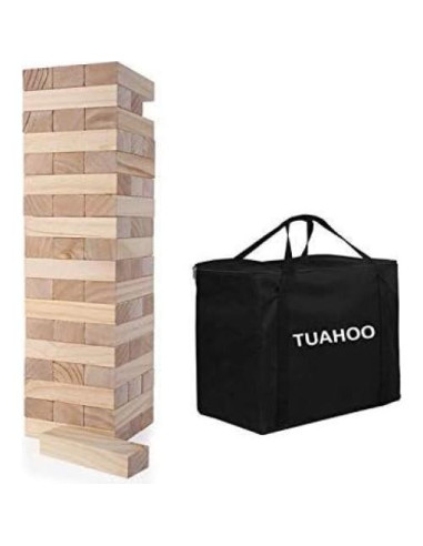 Torre de Caída Gigante TUAHOO - Juego de Jardín 54 Bloques