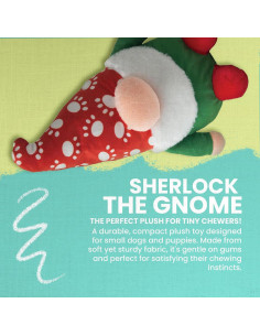 Juguete para Perros Snugarooz Sherlock El Gnomo 25.4 cm 2