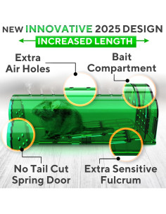 Trampas Humanas para Ratones GEROSSI - Paquete de 4, Ecológicas 2
