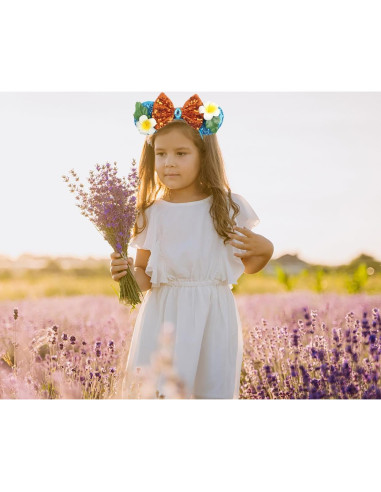 Accesorios de Disfraz de Moana Yosbabe - Diadema y Collar