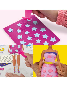 Play-Doh Barbie Accesorios Brillantes y Gemas - 4 Hojas y 8 Accesorios 2