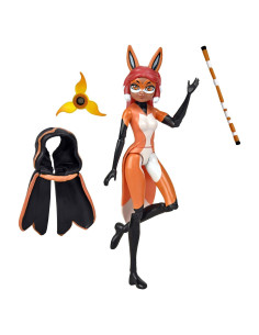 Muñeca Rena Rouge Miraculous Ladybug 12.7 cm con accesorios