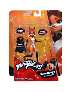 Muñeca Rena Rouge Miraculous Ladybug 12.7 cm con accesorios 2