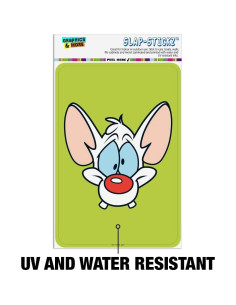 Adhesivo Decorativo Pinky y el Cerebro 15.24x10.16cm 2