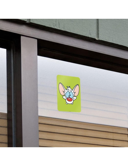 Adhesivo Decorativo Pinky y el Cerebro 15.24x10.16cm