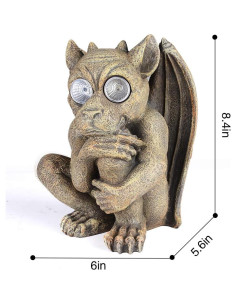 Gargola Solar Decorativa para Jardín Bo-Toys 21.1 cm 2