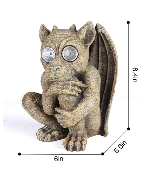 Gargola Solar Decorativa para Jardín Bo-Toys 21.1 cm