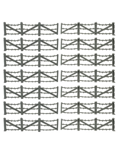 Accesorios de Cercas de Alambre de Púas BMC - 20pc Grises