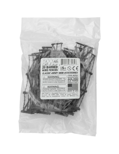 Accesorios de Cercas de Alambre de Púas BMC - 20pc Grises