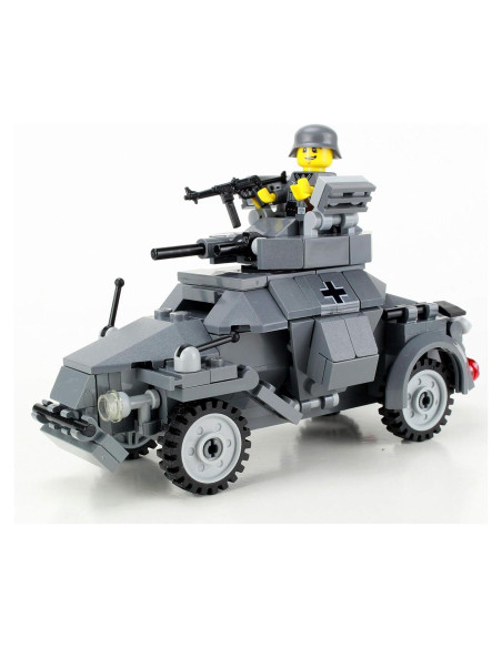 Conjunto Vehículo Blindado Alemán Sd. Kfz. 222 Battle Brick