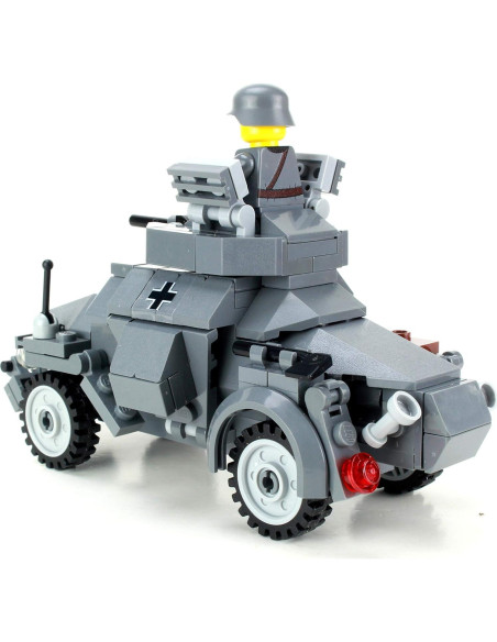 Conjunto Vehículo Blindado Alemán Sd. Kfz. 222 Battle Brick