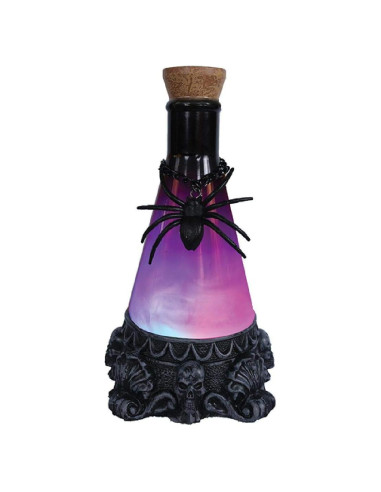 Botella Decorativa Rosa y Morada Morris Costumes 30.5 cm