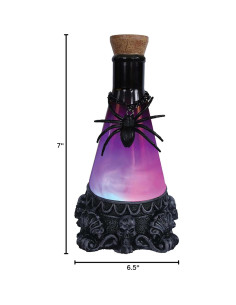 Botella Decorativa Rosa y Morada Morris Costumes 30.5 cm 2