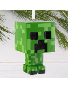 Adorno Navideño Hallmark Minecraft Creeper 4.45x7.62 cm 2