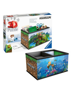 Caja de Almacenamiento 3D Ravensburger Minecraft - 216 Piezas