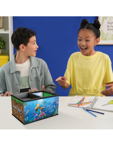Caja de Almacenamiento 3D Ravensburger Minecraft - 216 Piezas