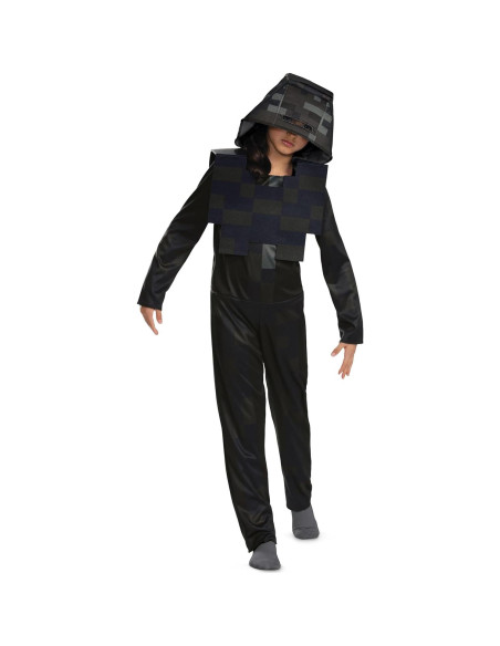 Disfraz de Esqueleto Wither Minecraft para Niños M (7-8)