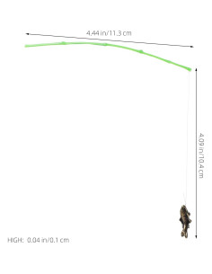 Miniatura Caña de Pescar LOGOFUN 1:12 para Manualidades 2