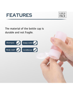 Botellas de Viaje Lulupack 18 ml Reutilizables A Prueba de Fugas 2