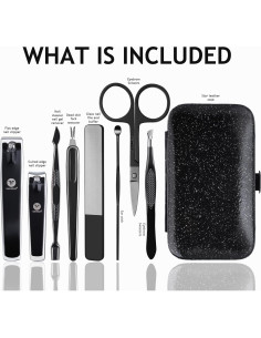 Kit de Manicura y Pedicura 8 Piezas HANTEKAS Acero Inoxidable 2