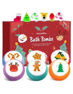 Conjunto de Bombas de Baño Espumosas SeasonBliss - 6 Fragancias