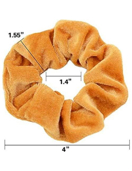 Gomas de Pelo de Terciopelo Chloven - 45 Piezas Multicolor