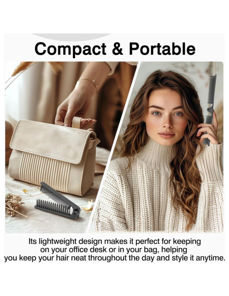 Juego de 3 Peines Plegables Zoolinn - Portátiles y Compactos