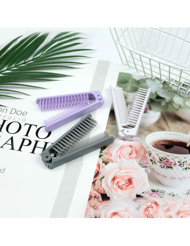 Juego de 3 Peines Plegables Zoolinn - Portátiles y Compactos