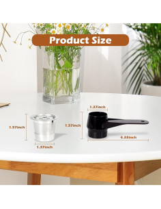 Cuchara de café reutilizable NierNika 40ml para K-Cup 2