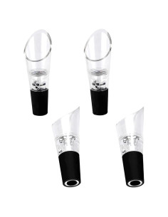 Juego de 4 Aeradores de Vino Booge - Sin Goteo, 49.87g