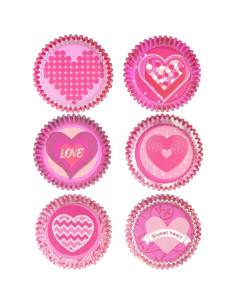 Forros de Cupcake San Valentín 300PCS qiqee Mini Corazón 2