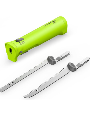 Cuchillo Eléctrico Inalámbrico Eyoyofishcam con 2 Cuchillas de Acero Inoxidable