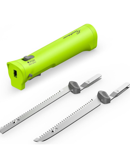 Cuchillo Eléctrico Inalámbrico Eyoyofishcam con 2 Cuchillas de Acero Inoxidable