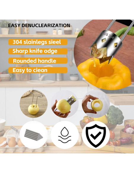 Cortador de Frutas y Verduras Genérico Acero Inoxidable T