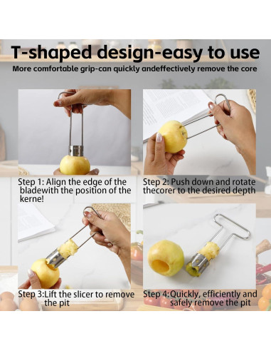 Cortador de Frutas y Verduras Genérico Acero Inoxidable T