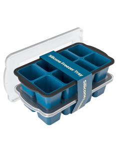 Bandeja de Hielo GORCI 2-Pack Silicona 16 Cubos 1.27 cm