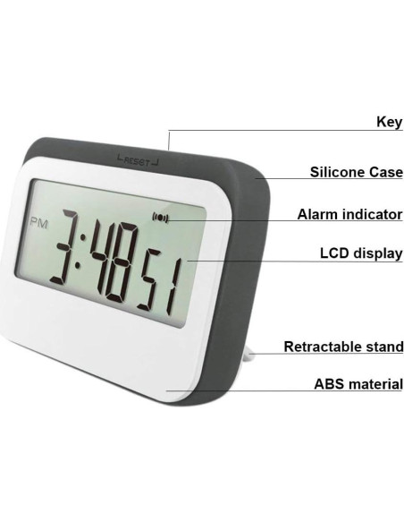 Temporizador Digital de Cocina VPAL con Pantalla LCD Grande Temporizador Digital de Cocina VPAL con Pantalla LCD Grande
