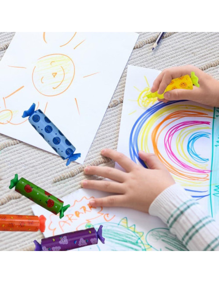 Set de 24 Mini Resaltadores Pastel BieFuDan Punta Cincel