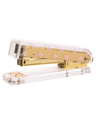 Grapadora Mini Laura Ashley Jardín Inglés - 12.2 cm Oro Acrílico